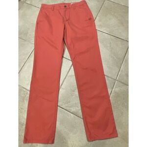 Bonobos Chino Pants‎ Mens Size 32x33 Peach Pink Slim Staight Trousers Slacks